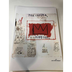 Basquiat Off set lithograph cm 50x70 certified