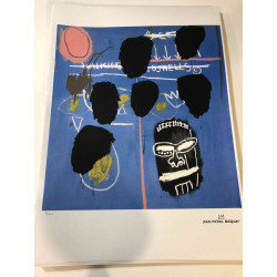 Basquiat Lithografie off set 50x70 cm gecertificeerd