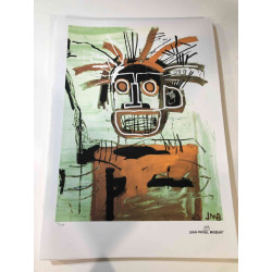 Basquiat Off set lithograph cm 50x70 certified
