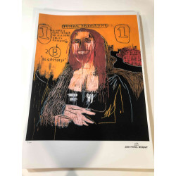 Basquiat Lithografie off set 50x70 cm gecertificeerd