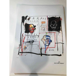 Basquiat Lithografie off set 50x70 cm gecertificeerd