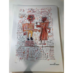 Basquiat Lithografie off set 50x70 cm gecertificeerd