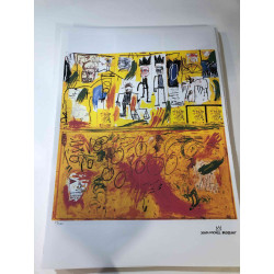 Basquiat Off set lithograph cm 50x70 certified