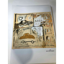 Basquiat Off set lithograph cm 50x70 certified