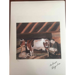 Antonio Ligabue litografia off set cm 50x70
