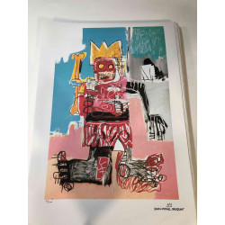 Basquiat Lithografie off set 50x70 cm gecertificeerd