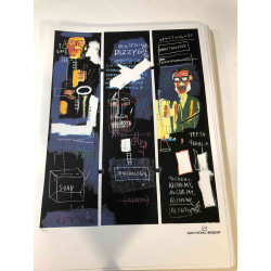 Basquiat Lithografie off set 50x70 cm gecertificeerd