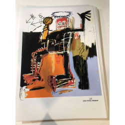 Basquiat Off set lithograph cm 50x70 certified