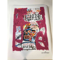 Basquiat Lithografie off set 50x70 cm gecertificeerd