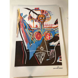 Basquiat Lithografie off set 50x70 cm gecertificeerd