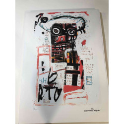 Basquiat Lithografie off set 50x70 cm gecertificeerd