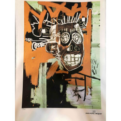 Basquiat Off set lithograph cm 50x70 certified
