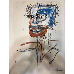 Basquiat Litografia off set 50x70 cm certificat