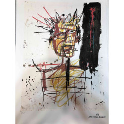 Basquiat Litografia off set 50x70 cm certificat