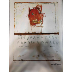Basquiat Litografia off set 50x70 cm certificat