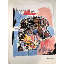 Basquiat Litografia off set cm 50x70 certificata