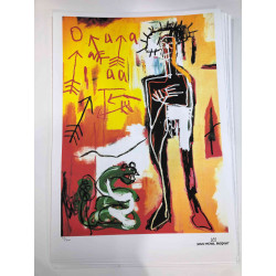 Litografia Basquiat off set 50x70 cm certificada