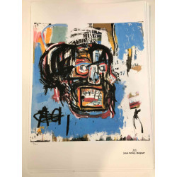 Litografická súprava Basquiat certifikovaná 50x70 cm