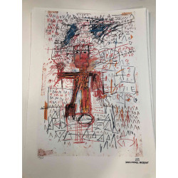 Basquiat Litografia off-set 50x70 cm ziurtatua