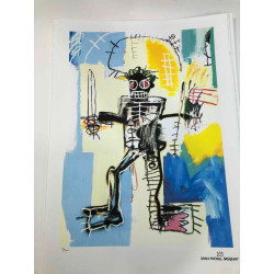 Basquiat Off set lithograph cm 50x70 certified