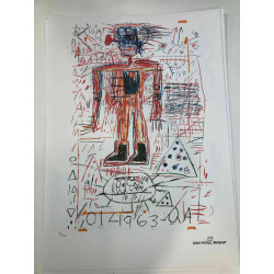 Litografía Basquiat off set 50x70 cm certificada