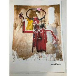 Basquiat Litografia off-set 50x70 cm ziurtatua