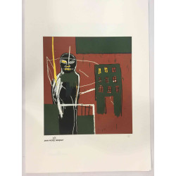 Basquiat Off set lithograph cm 50x70 certified Rupert edition