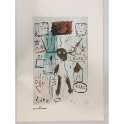 Basquiat Off set lithograph cm 50x70 certified Rupert edition