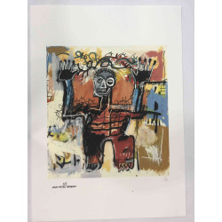 Basquiat Lithografie off set 50x70 cm gecertificeerde Rupert-editie