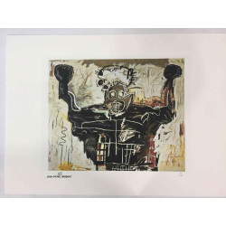 Basquiat Lithografie off set 50x70 cm gecertificeerde Rupert-editie