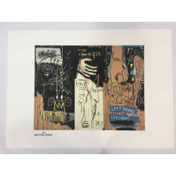 Basquiat Off set lithograph cm 50x70 certified Rupert edition
