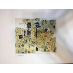 Basquiat Off set lithograph cm 50x70 certified Rupert edition