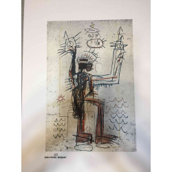 Basquiat Off set lithograph cm 50x70 certified Rupert edition