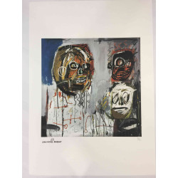 Basquiat Off set lithograph cm 50x70 certified Rupert edition