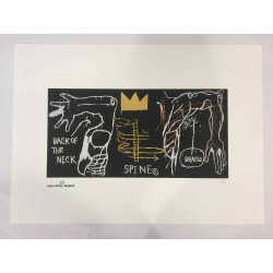 Basquiat Lithografie off set 50x70 cm gecertificeerde Rupert-editie