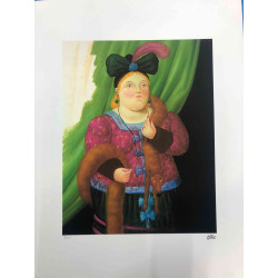 Fernando Botero Litografía off set 50x65 cm certificado