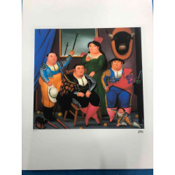 Fernando Botero Litografía off set 50x65 cm certificado