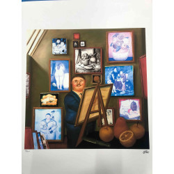 Fernando Botero Litografía off set 50x65 cm certificado