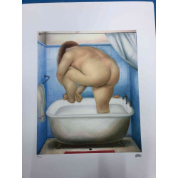 Fernando Botero Litografía off set 50x65 cm certificado
