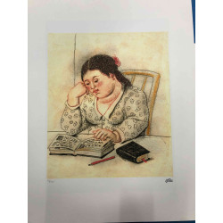Fernando Botero Litografía off set 50x65 cm certificado