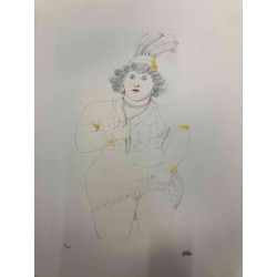 Fernando Botero Litografía off set 50x65 cm certificado