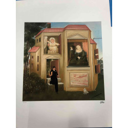 Fernando Botero Lithografie off set 50x65 cm gecertificeerd
