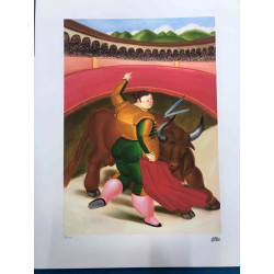 Fernando Botero Litografía off set 50x65 cm certificado