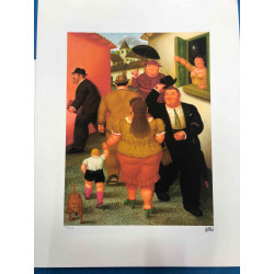 Fernando Botero Lithografie off set 50x65 cm gecertificeerd