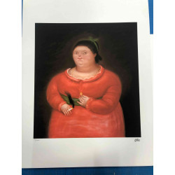 Fernando Botero Litografía off set 50x65 cm certificado
