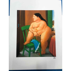 Fernando Botero Litografía off set 50x65 cm certificado