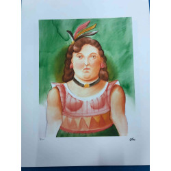 Fernando Botero Litografía off set 50x65 cm certificado