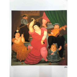 Fernando Botero Litografía off set 50x65 cm certificado
