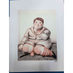 Fernando Botero Litografía off set 50x65 cm certificado