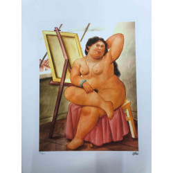 Fernando Botero Litografía off set 50x65 cm certificado